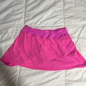 Sonic Pink race rival lululemon skirt !!